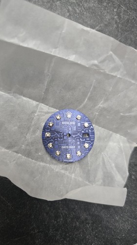 Dial blu computer rolex - dial,