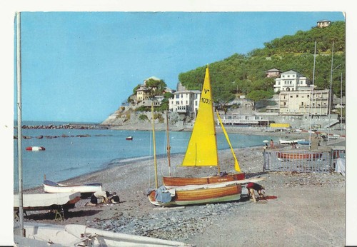 Recco spiaggia verso - recco,