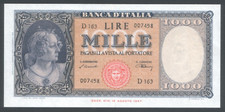 BANCONOTA 1000 LIRE ORNATA DI