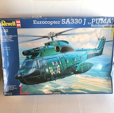 REVELL 1/32 ELICOTTERO SA330 J PUMA BUNDESPOLIZEI KIT MONTAGGIO COD.04412