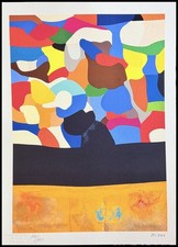 Alberto Burri  Litografia COA
