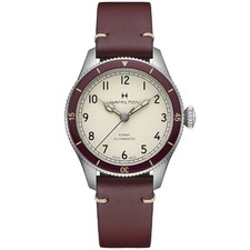 Orologio Uomo Hamilton Khaki Aviation Pilot Pioneer 38mm Quadrante Bianco H76265810