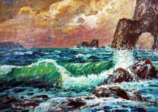 Serigrafia a colori su tela