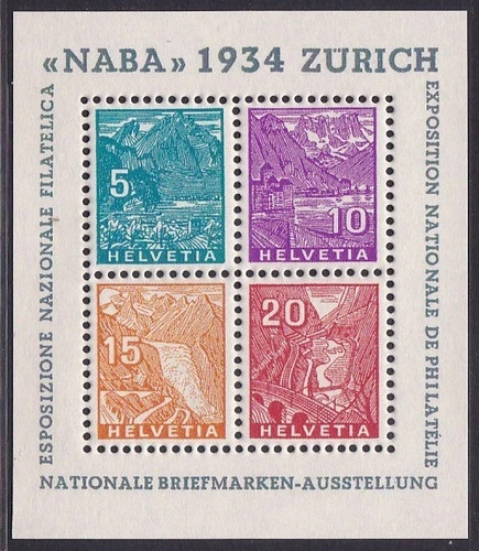 Svizzera 1934 naba - svizzera,