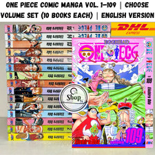 One Piece Fumetto Manga Vol. 1-109 | Scegli Vol. Set (10 libri ciascuno) | Ver inglese