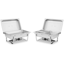 Set di 2 chafing dish 2 x 8 L