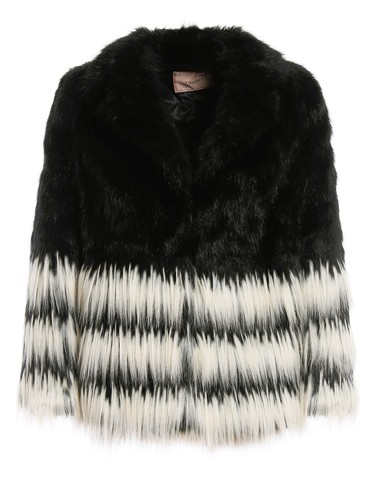 Pelliccia twinset bicolore - bicolore, tg
