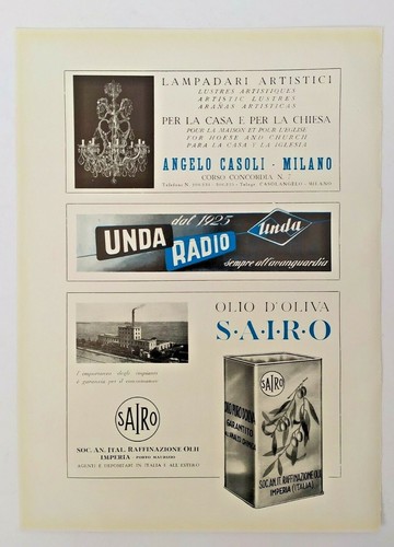 Pubblicita 1950 olio - pubblicita',