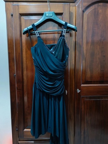 Vestito nero paola forti - vestito,