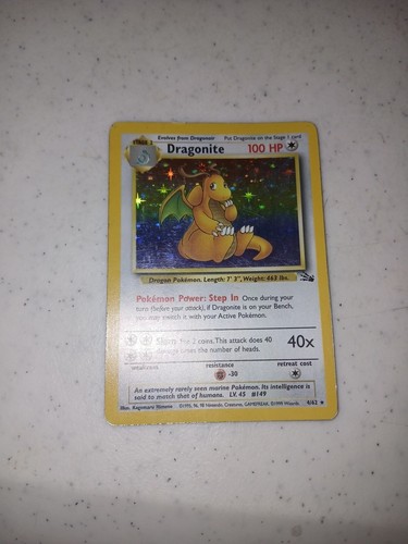 Dragonite fossil holo - 4/62,