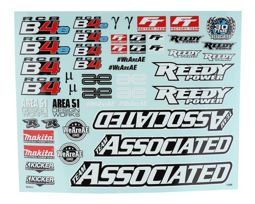 Adesivo team associated rc8b4 - adesivo,