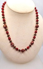 MURANO COLLANA VINTAGE     WEDDING CAKE    ROSSO NATALE