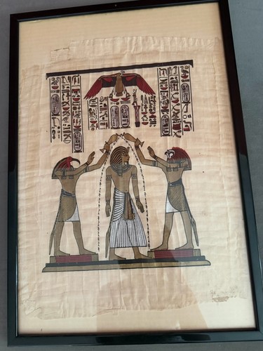 Quadro papiro stile egizio - papiro,