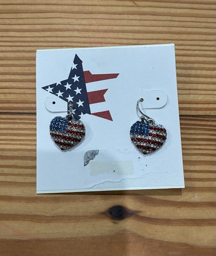 Orecchini patriottici strass - orecchini,