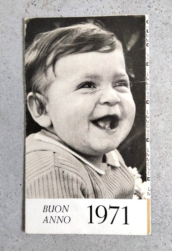 1936 calendarietto del 1971 a - calendarietto,