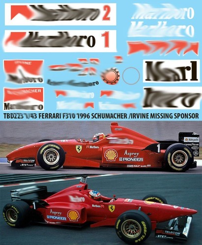 Decals per ferrari f310 - decals,