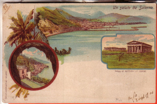 Cartolina salerno - cartolina,