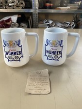 BOCCALE BIRRA BEER BIER WUHRER PORCELLANA CERARTE MAESTRI FOGGIATORI SENESI