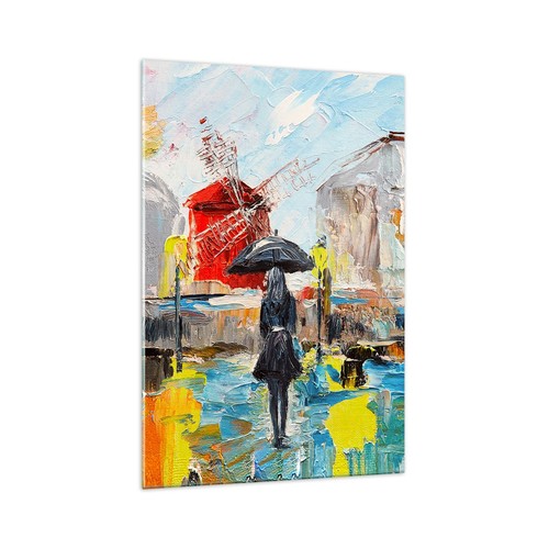 Quadro vetro 70x100cm donna - quadro,