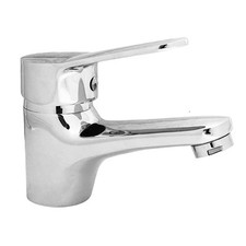 Rubinetto per Lavabo Classico in Ottone Cromato Rubinetto Da Bagno,  Miscelatore