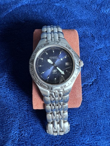 Orologio uomo fossil blu - orologio,