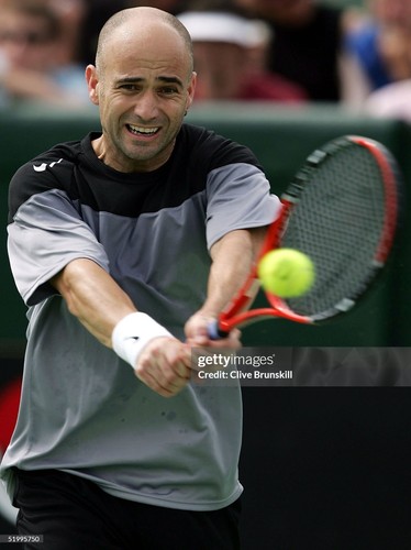 Shirt tennis nike andré - tennis,