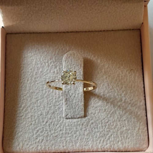 Anello oro con diamante - oro,