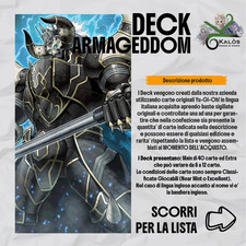 Yugioh! Mazzo Deck ARMAGEDDON
