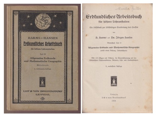 Schulbuch erdkundliches - schulbuch,
