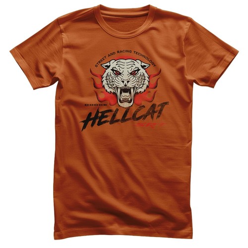 Dodge shirt uomo hellcat - dodge, da