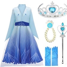 Abito +set  Elsa Frozen