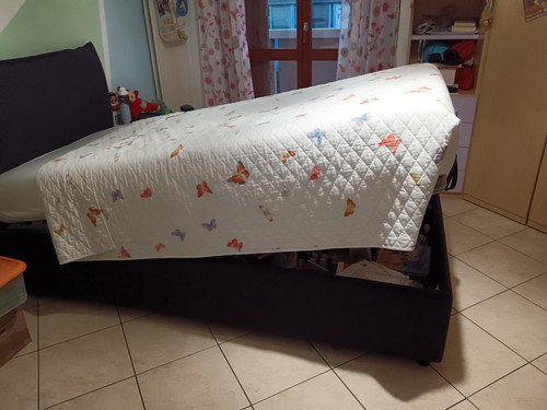 Letto singolo con contenitore - letto,
