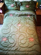 Copriletto matrimoniale trapuntato