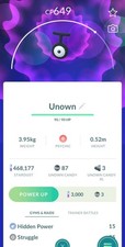 Pokémon Unown T Go
