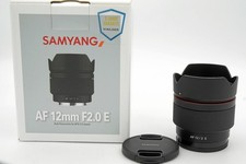 Samyang AF 2/12 E per Sony E, usato ma in ottime condizioni, scatola originale