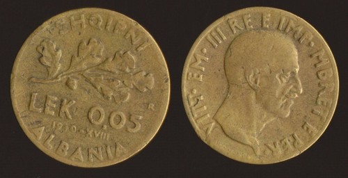 Albania italiana lek 1940 - italiana,