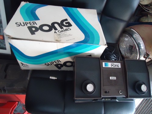 Atari super pong vintage nella - atari,