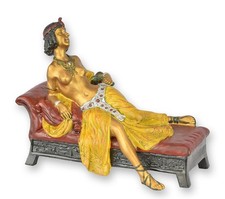 Scultura in bronzo Cleopatra