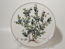 VINTAGE VILLEROY&BOCH VASSOIO PIATTO TORTA PORCELLANA COLLEZIONE BOTANICA