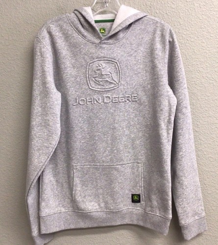 Felpa john deere grigia con - john,