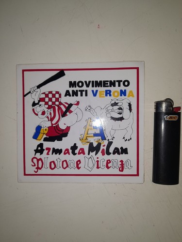 Adesivo ultras milan vicenza - adesivo,