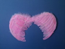 Ali piumate rosa con elastico - rosa,