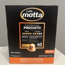 MOTTA Pregiato 44 Capsule Caffè ESPRESSO BAR Tostatura Media Gelsomino Frutta Italia