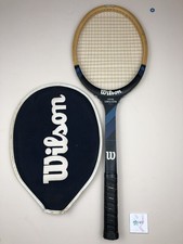 WILSON VITAS GERULAITIS PRO Racchetta Tennis Legno Racket Vintage Wood e Fodero