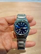 Citizen al Quarzo Cassa in Acciaio Cinturino In Acciaio Orologio Vetro Zaffiro 