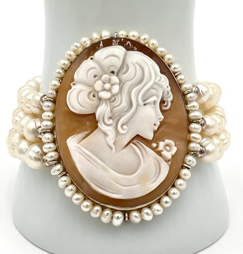 Bracciale cammeo sardonica - cammeo,