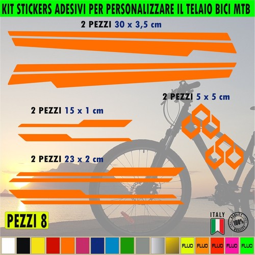 Adesivi bici mtb - adesivi, compatibili