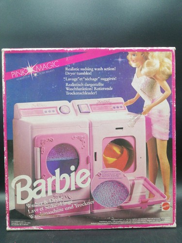 Barbie pink magic lavatrice - barbie,