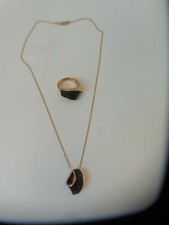 Noble Jewelry Set, 925 Gold