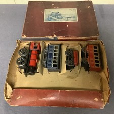 Antico treno in latta a carica